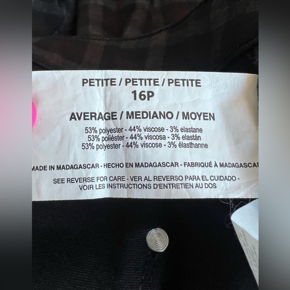 👖 EUC GLORIA VANDERBILT “Vickie” Scholar Plaid Legging Pants | Women’s 16P - Picture 9 of 12